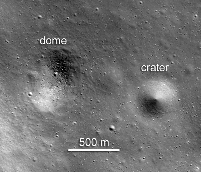 crater and dome
